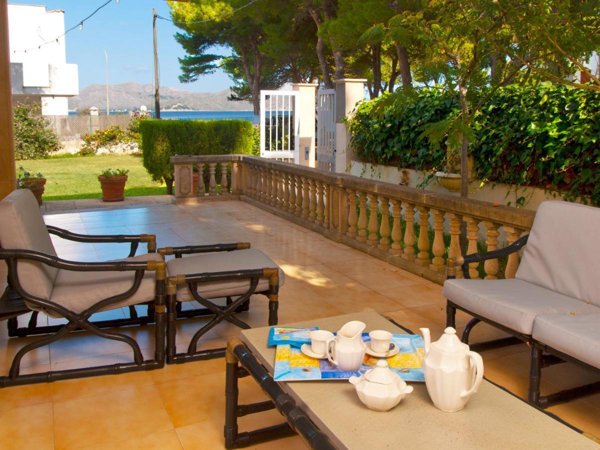 Villa Tita De Manresa, Con Jardines Y Vista Mar Alcudia  Bagian luar foto