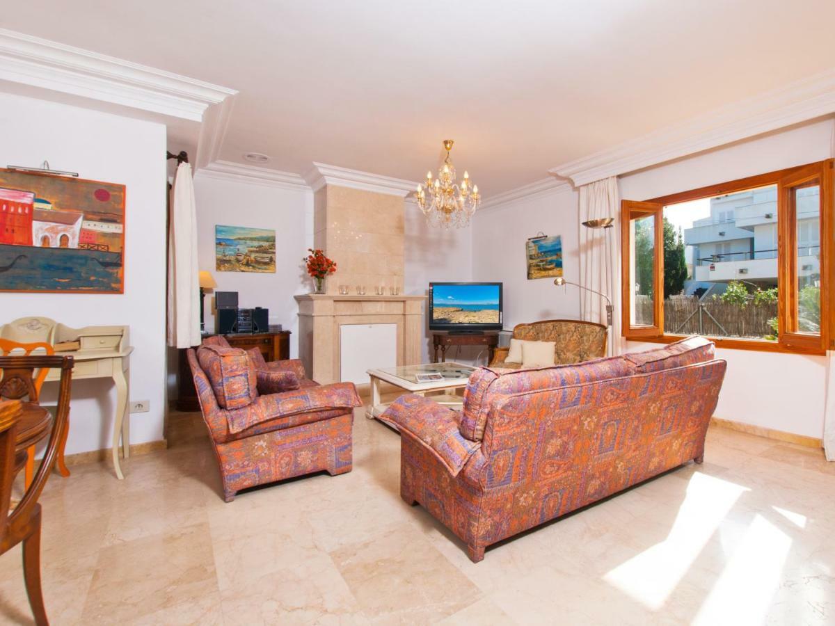 Villa Tita De Manresa, Con Jardines Y Vista Mar Alcudia  Bagian luar foto